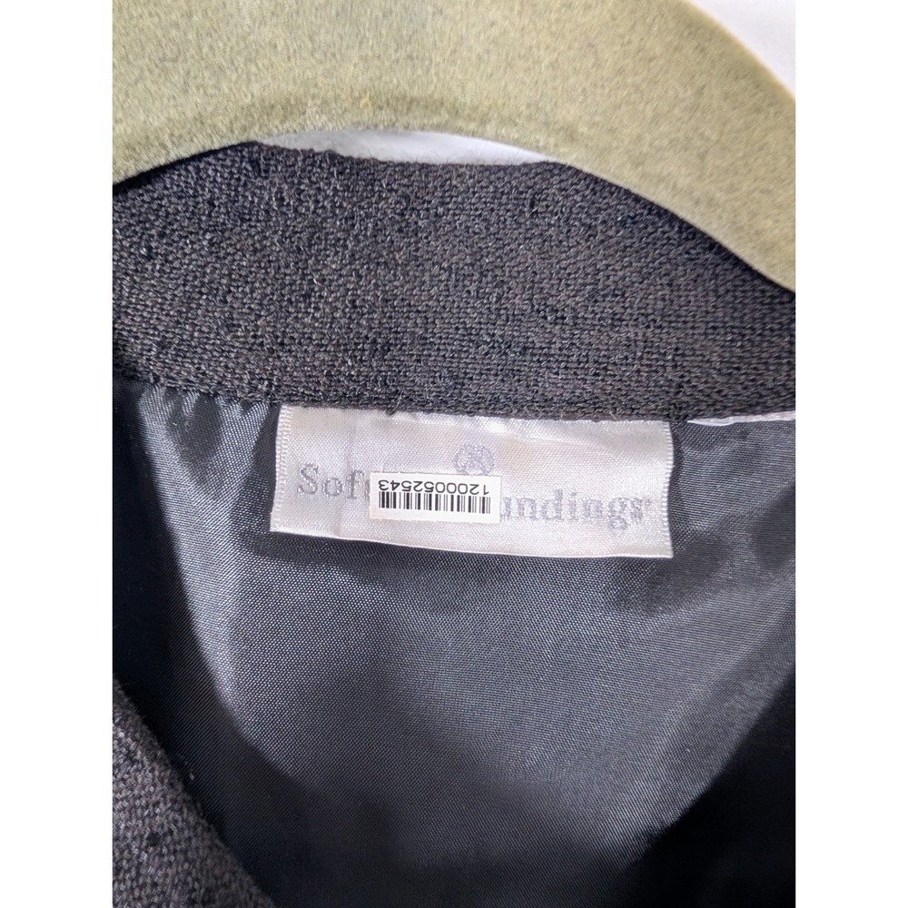 Soft Surroundings Long Embroidered Sweater/Jacket Floral Clasp - Picture 4 of 8